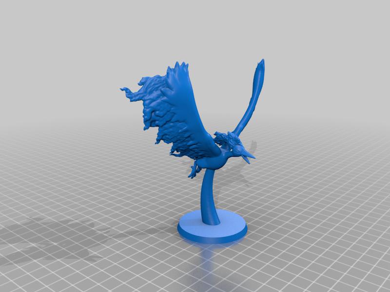 宝可梦  火焰鸟3D打印模型