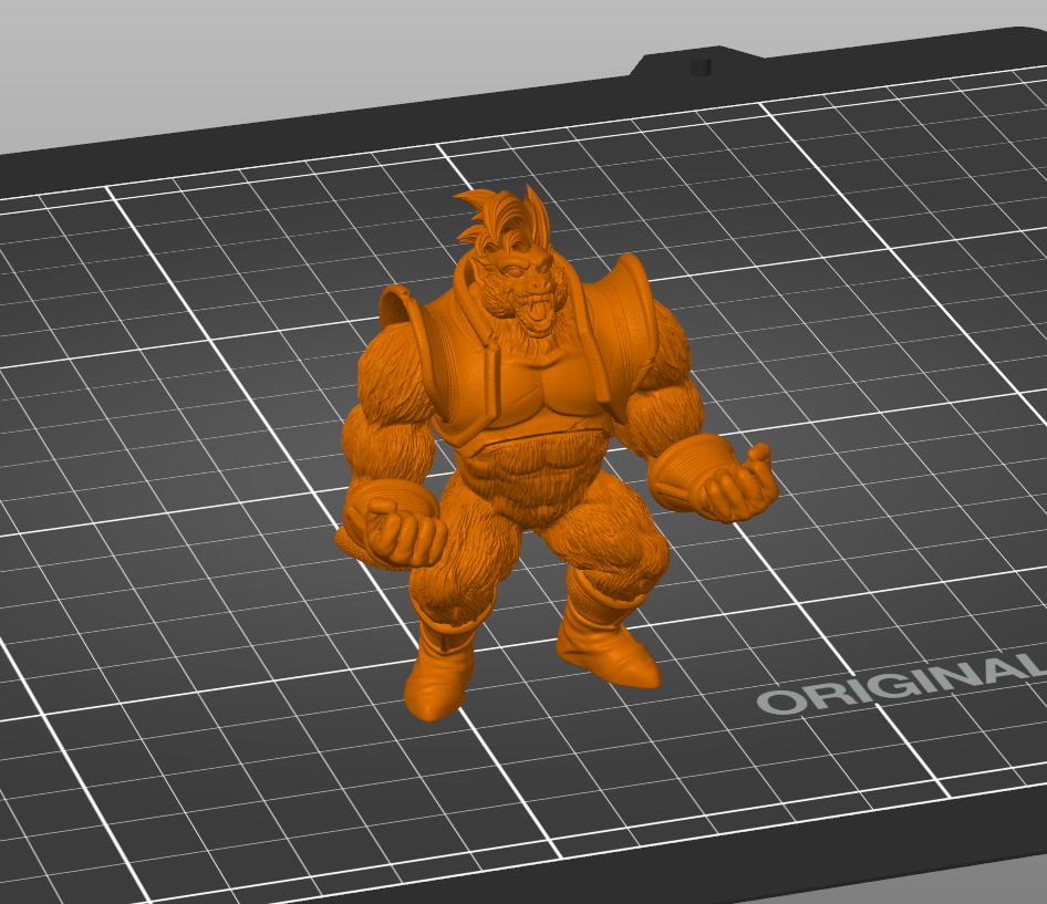 龙珠 贝比大猿3D打印模型