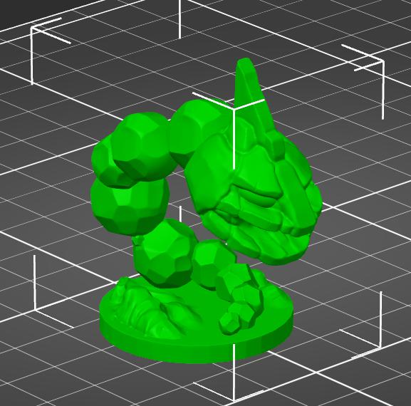 口袋妖怪 大岩蛇3D打印模型