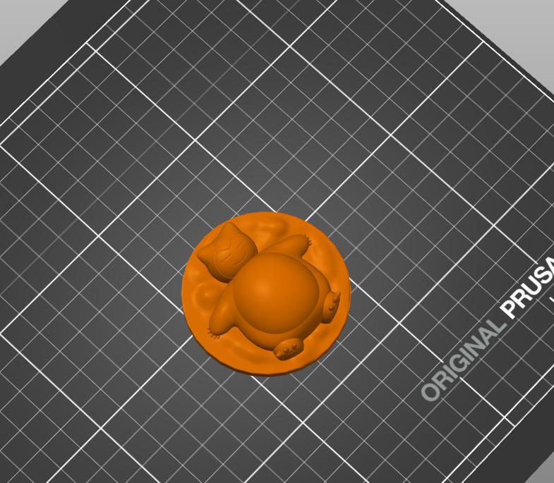 口袋妖怪  睡觉卡比兽3D打印模型