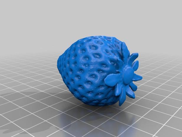 草莓3D打印模型