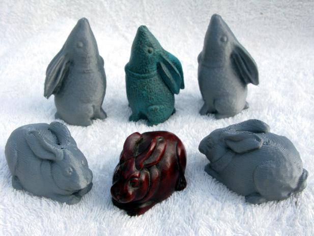 纪念品兔子3D打印模型