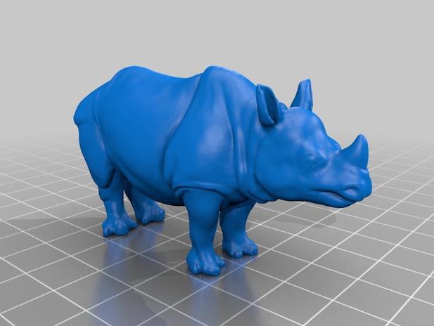犀牛3D打印模型
