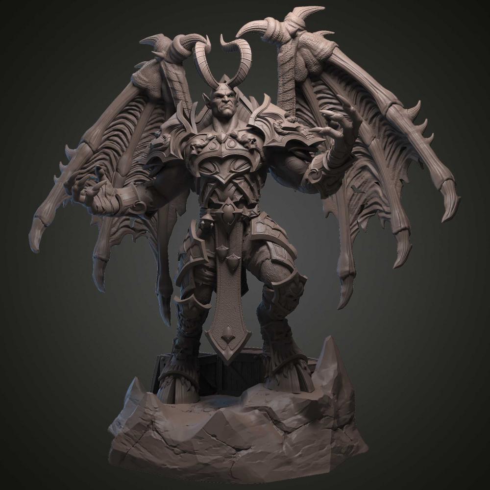 恐惧魔王 魔兽世界3D打印模型