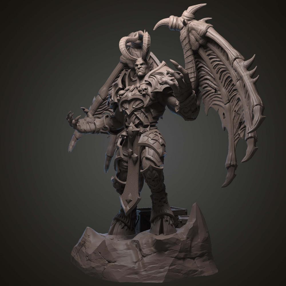 恐惧魔王 魔兽世界3D打印模型