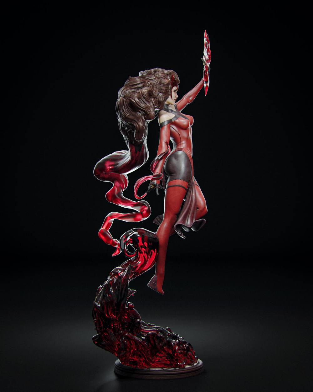 绯红女巫 旺达3D打印模型