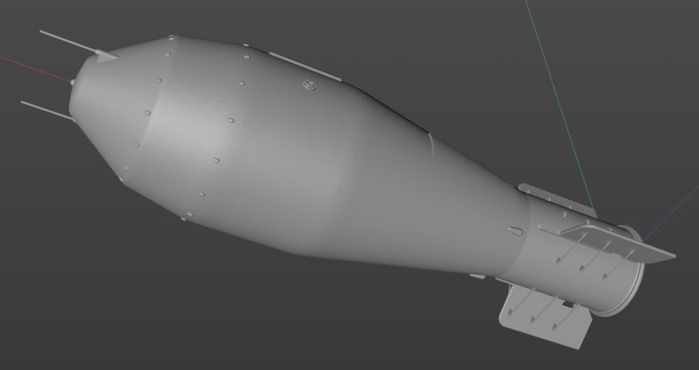 热核武器---苏联沙皇炸弹3D打印模型