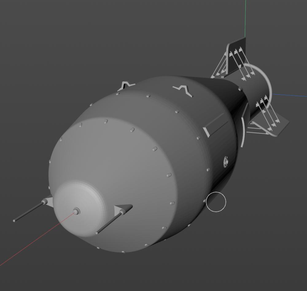 热核武器---苏联沙皇炸弹3D打印模型