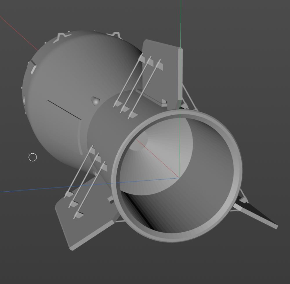 热核武器---苏联沙皇炸弹3D打印模型