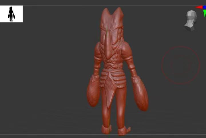 奥特曼、怪兽巴尔坦星人3D打印模型