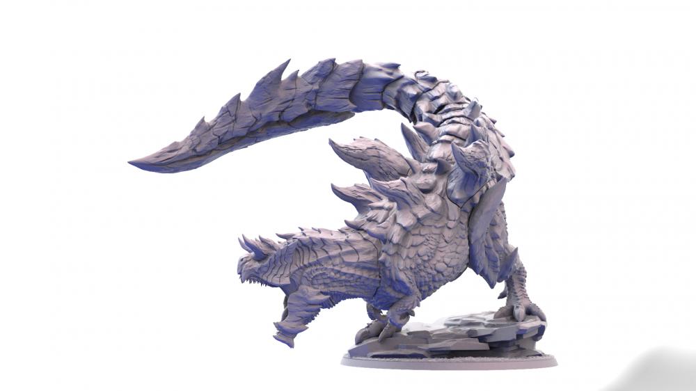 怪物猎人---斩龙3D打印模型