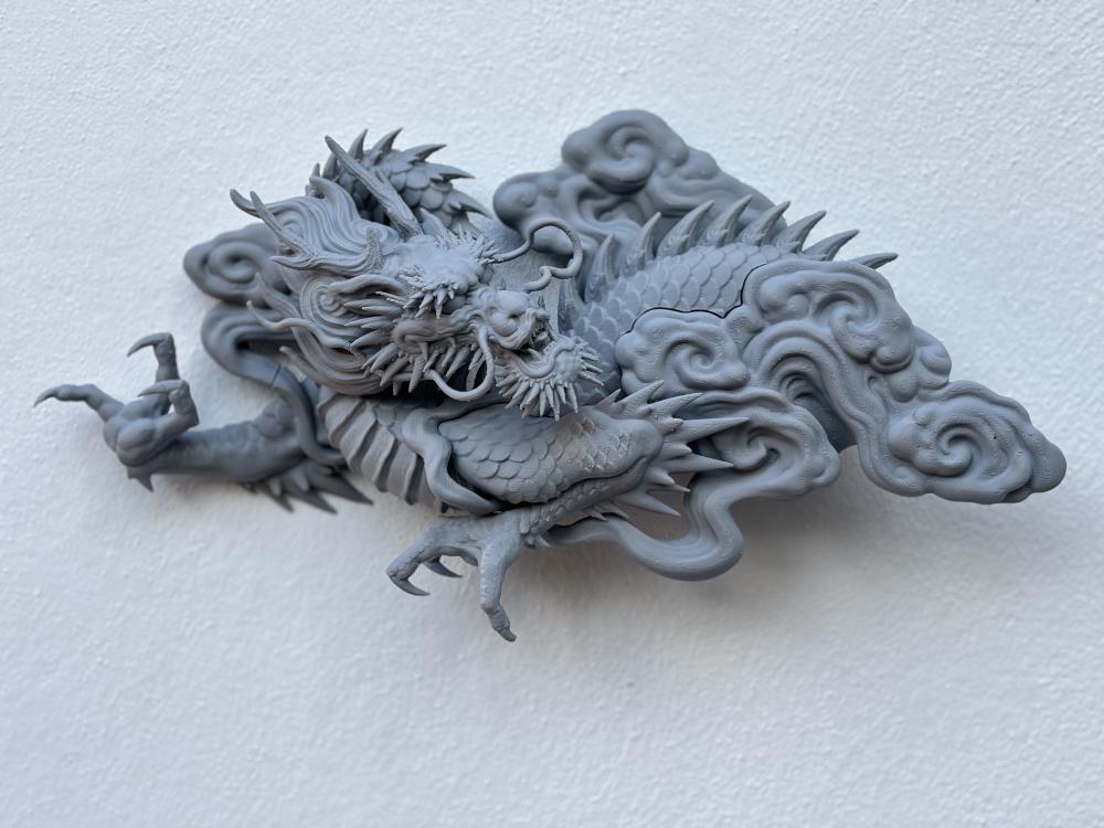壁画  中国龙3D打印模型