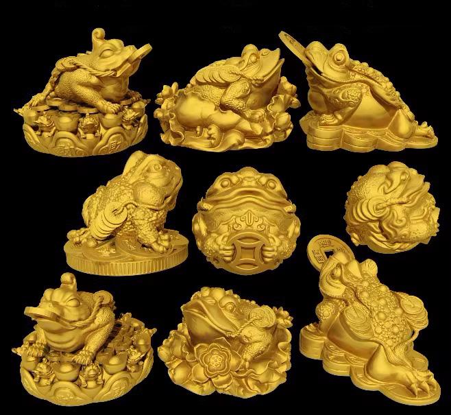 金蟾蜍-16款合集3D打印模型