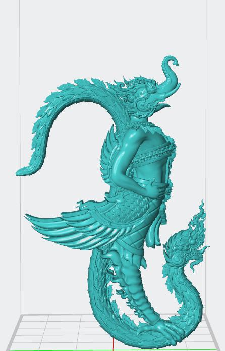 南亚神雕像3D打印模型