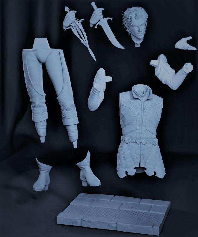 博德之门3 阿斯代伦3D打印模型