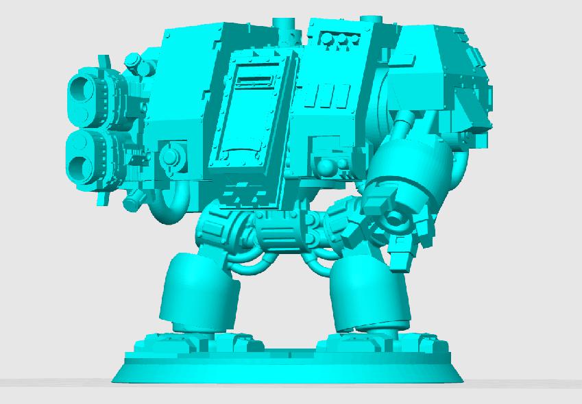 战锤40K 无畏机甲MK23D打印模型