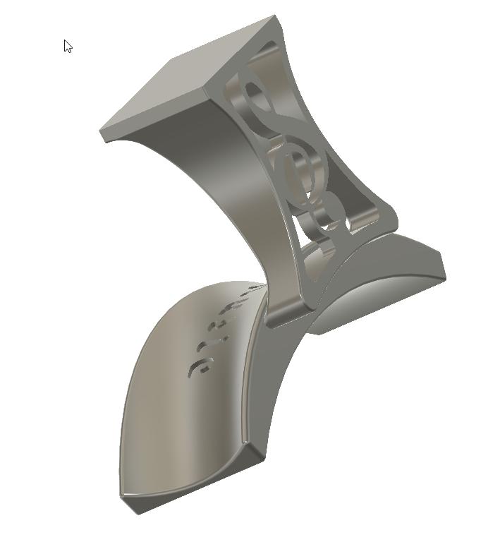 耳机支架-吊装3D打印模型