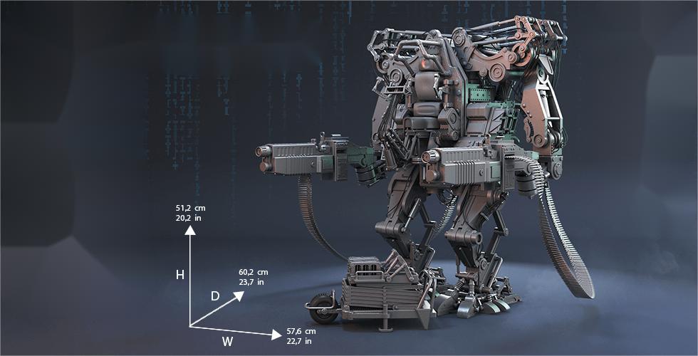 矩阵机器人3D打印模型