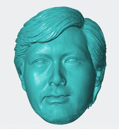 周润发头雕3D打印模型