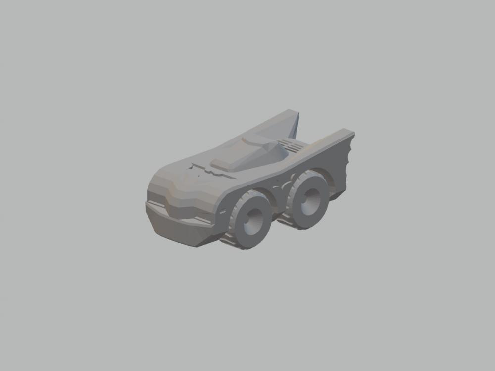迷你蝙蝠战车3D打印模型