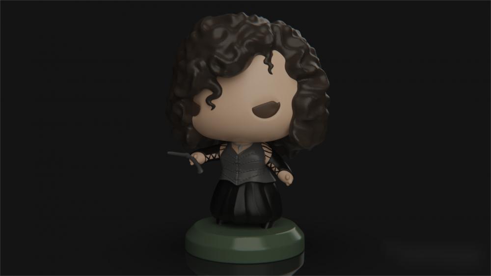 哈利波特女巫3D打印模型
