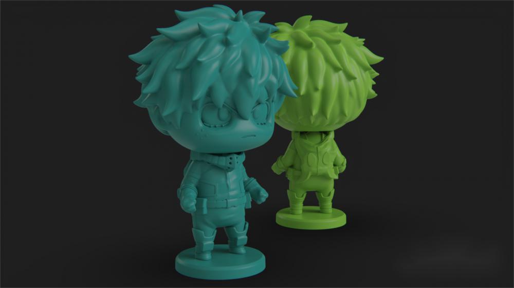我的英雄学院绿谷出久3D打印模型
