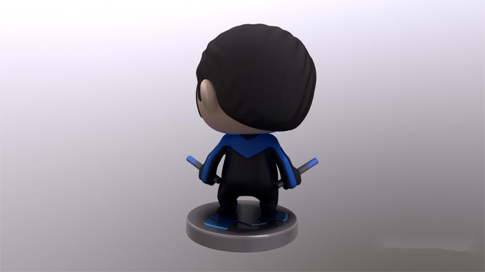 夜翼3D打印模型