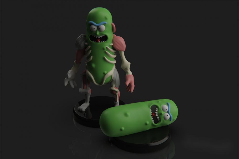瑞克和莫迪PickleRick3D打印模型