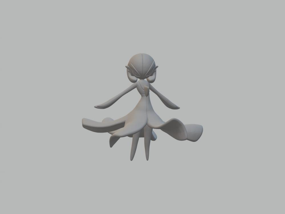 宝可梦-沙奈朵3D打印模型
