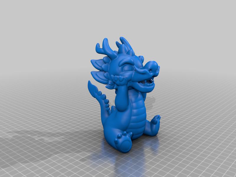 发财小龙3D打印模型