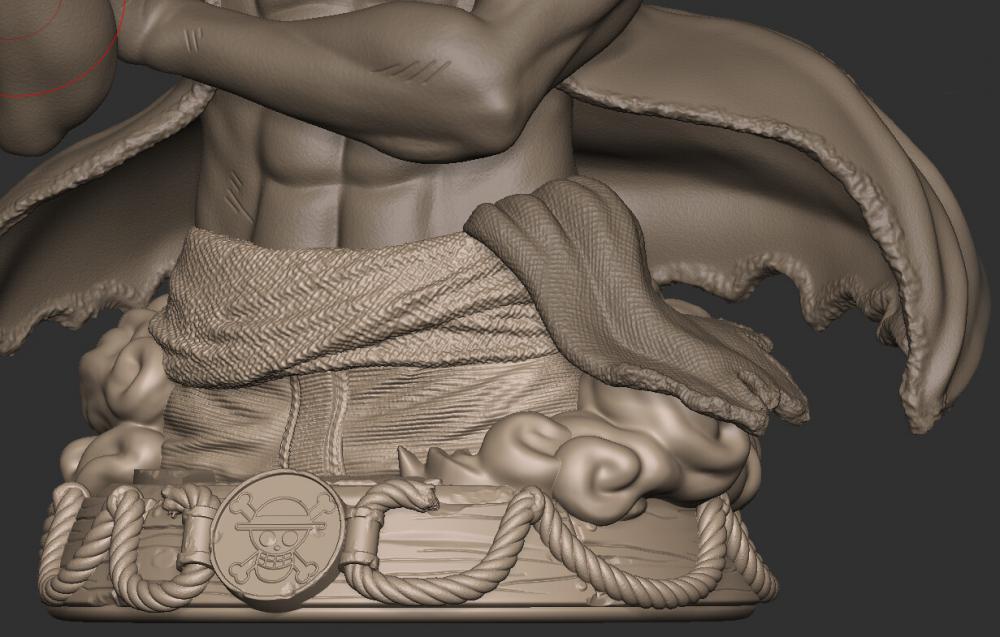 海贼王 路飞 胸像3D打印模型