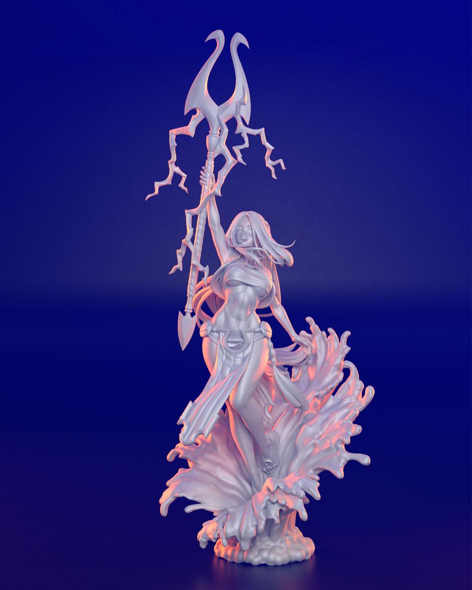 盾之勇者成名錄 鱼龙种虎鲸亚人 莎迪娜3D打印模型