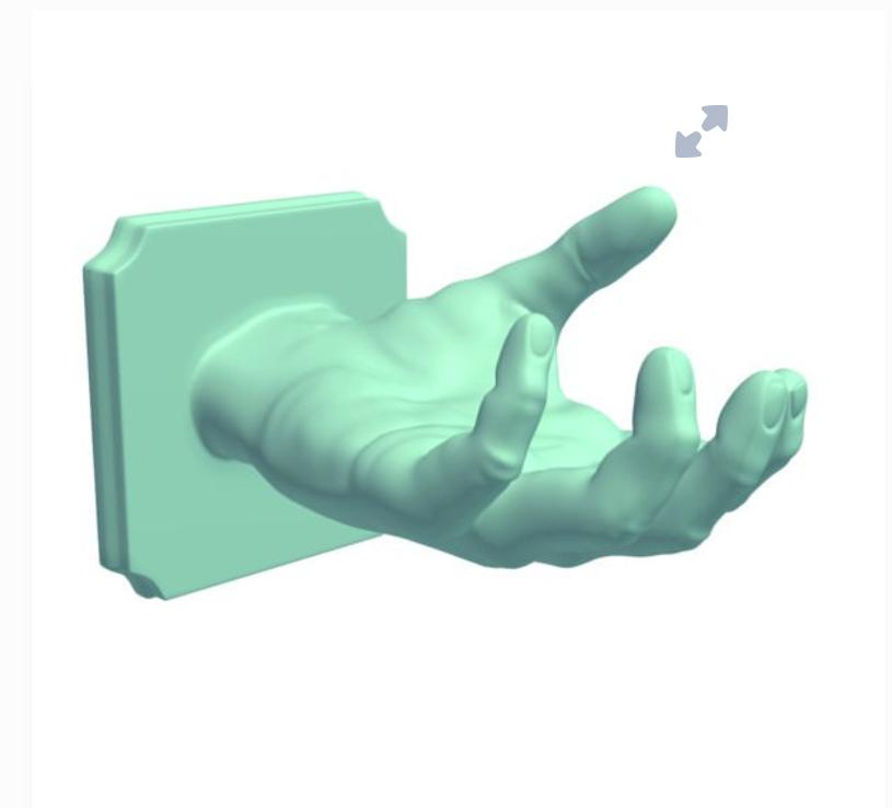 3d手 模型3D打印模型
