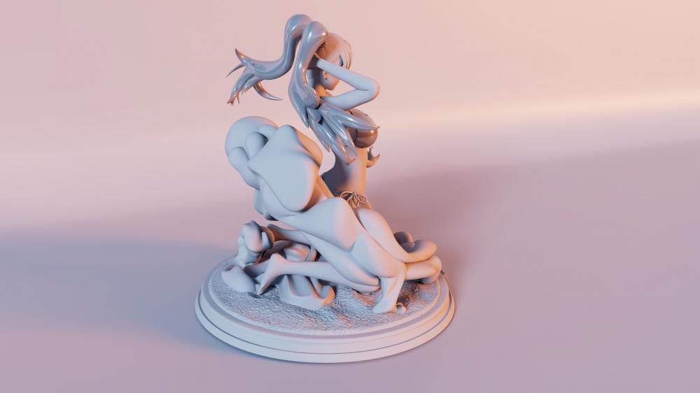 火影忍者 鸣人 色诱术3D打印模型