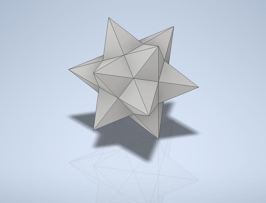 星形十二面体3D打印模型
