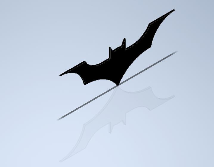 蝙蝠侠飞镖3D打印模型