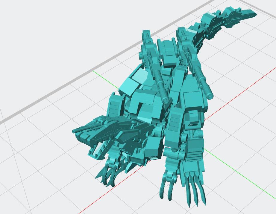 索斯机械兽 虐杀魔龙3D打印模型