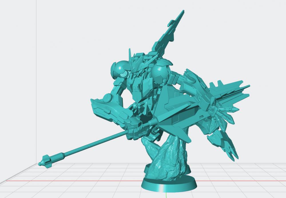 高达 · 巴巴托斯狼王式3D打印模型