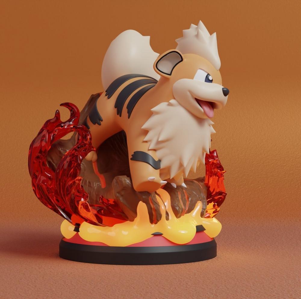 卡蒂狗 宝可梦3D打印模型