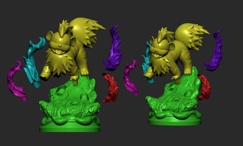 卡蒂狗 宝可梦3D打印模型
