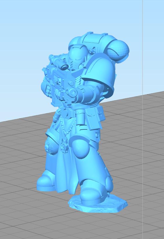 战锤40K 原铸星际战士肃卫老兵3D打印模型