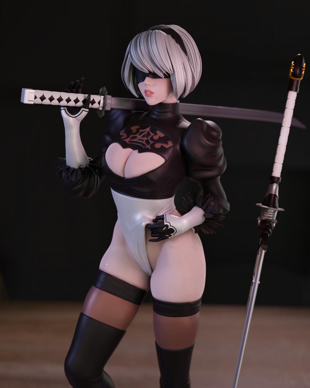 机械纪元 2B3D打印模型