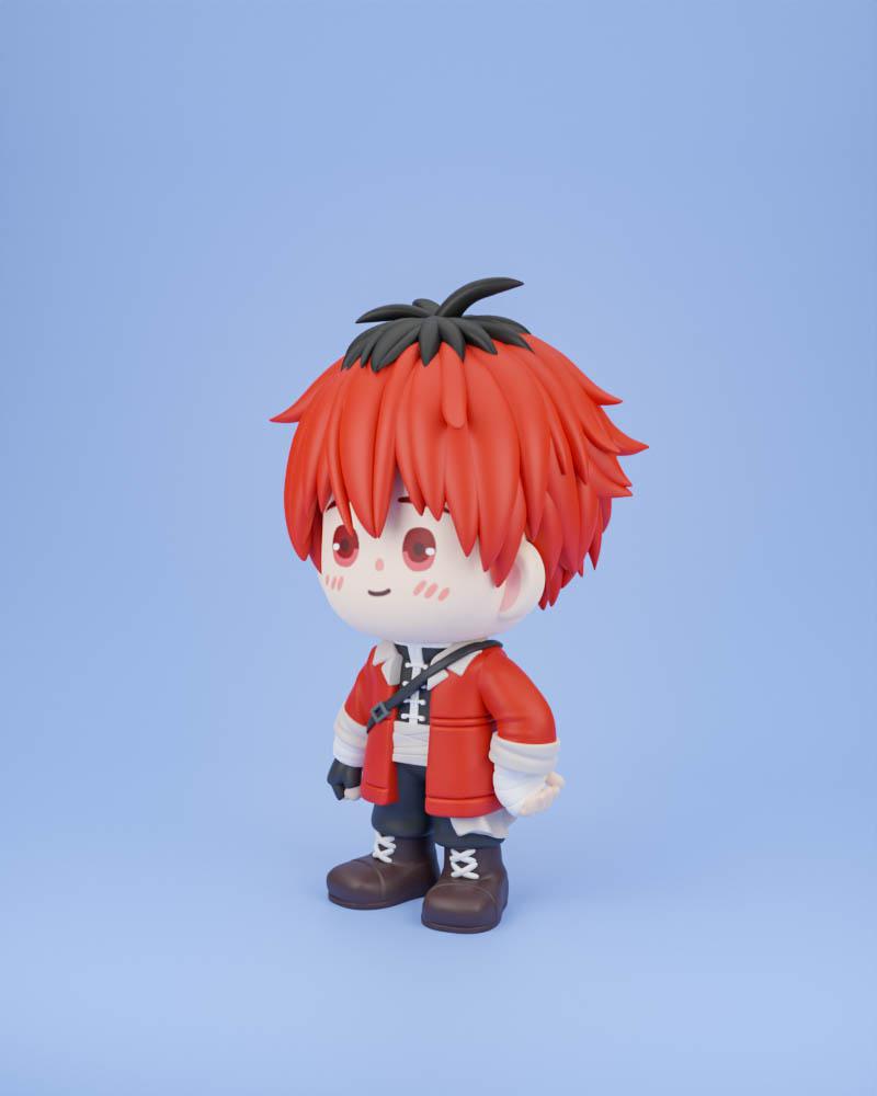 葬送的芙莉莲_Q版休塔尔克3D打印模型