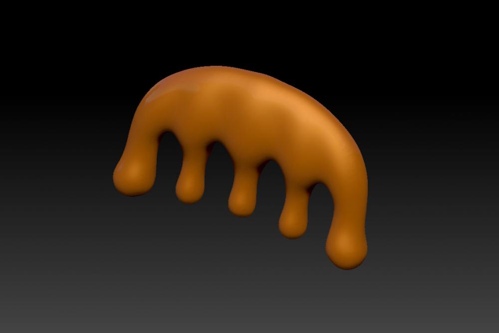 宠物按摩梳子3D打印模型