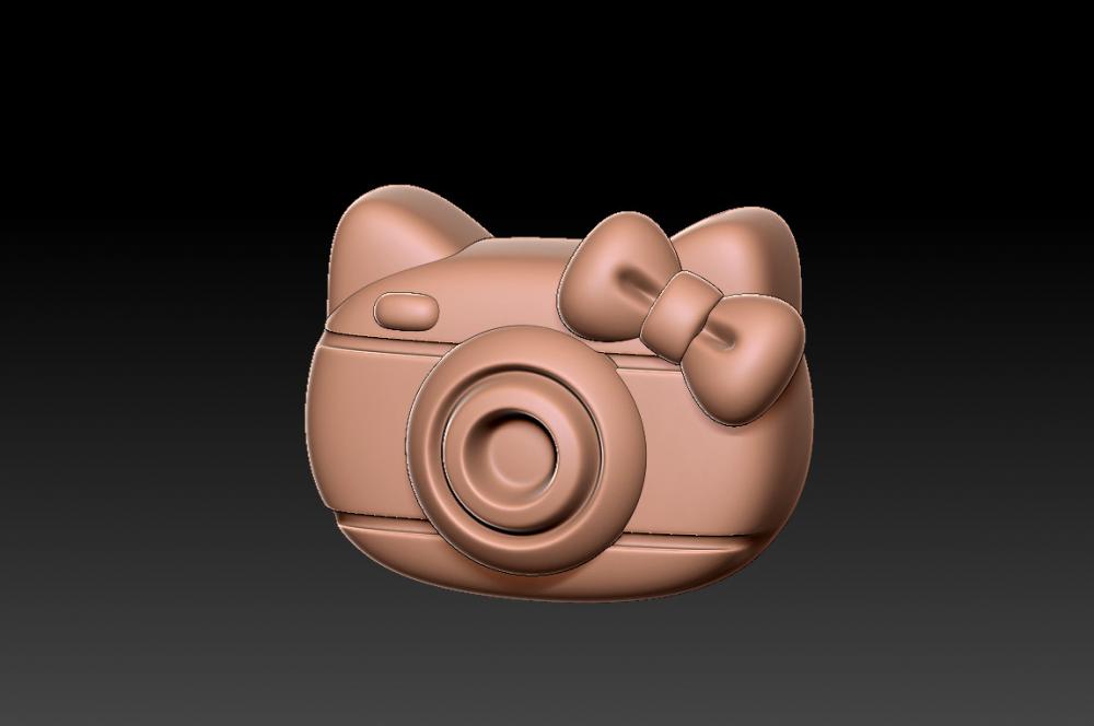 Hello Kitty 凯蒂猫相机3D打印模型