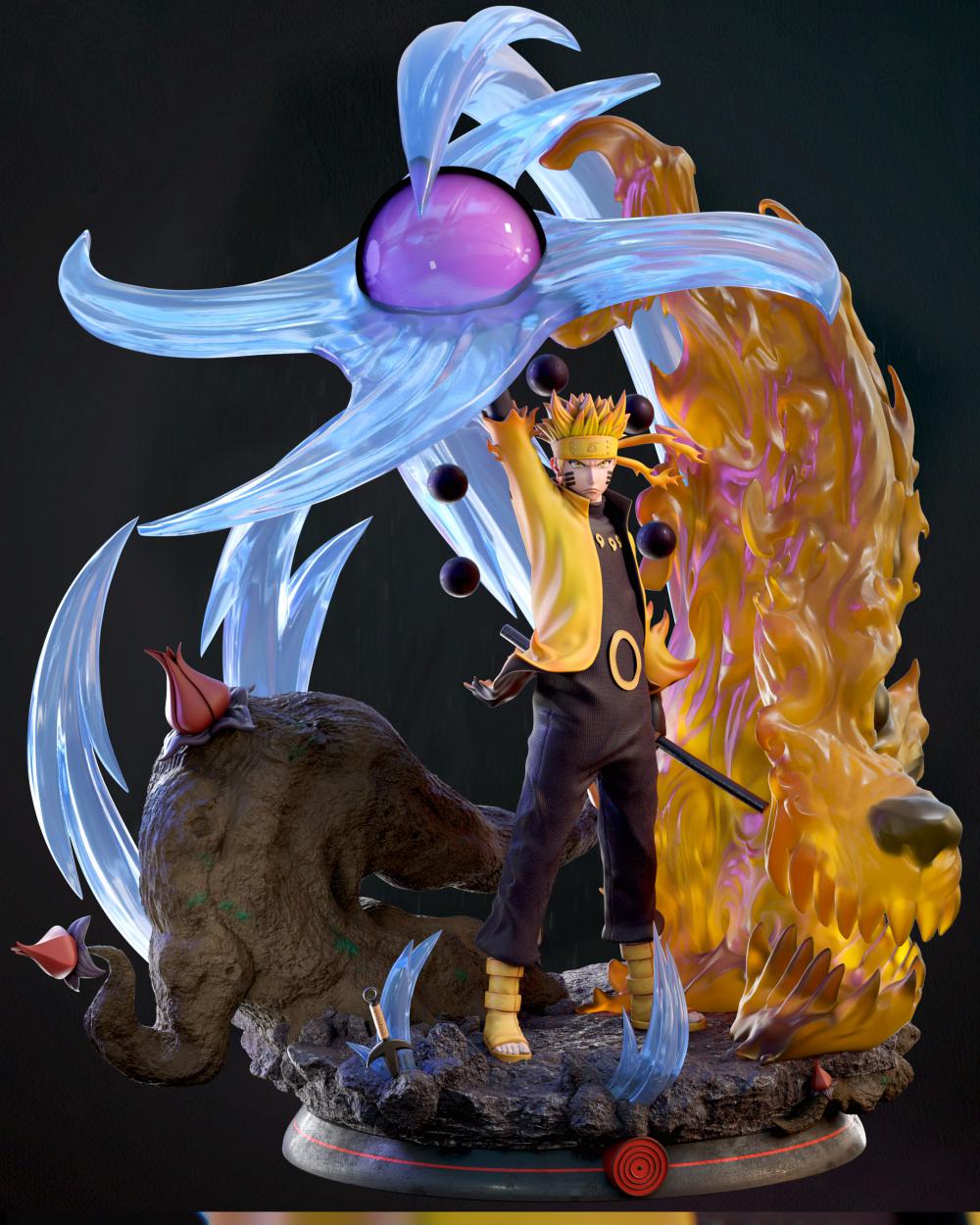 火影忍者 漩涡鸣人3D打印模型