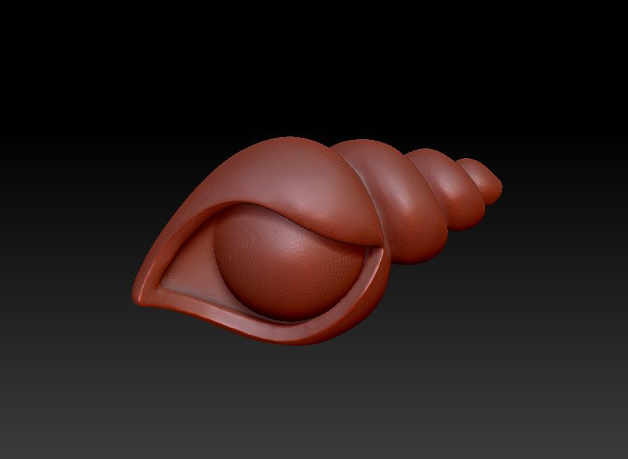 海螺3D打印模型