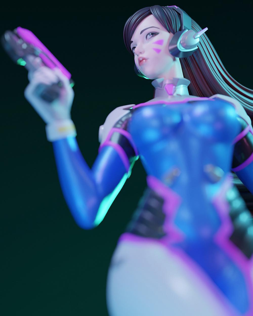 守望先锋 DVA3D打印模型