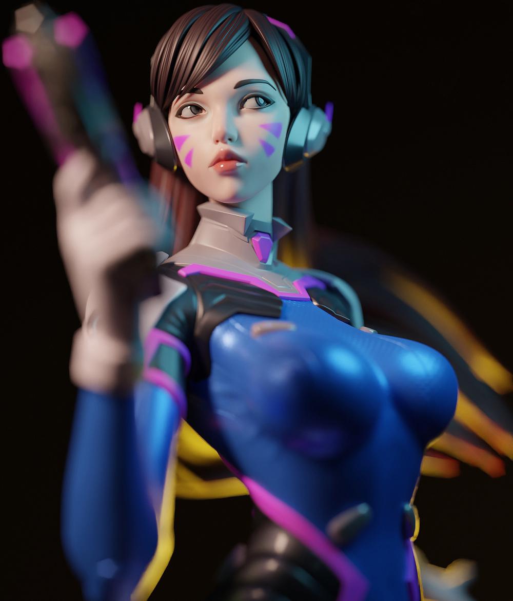 守望先锋 DVA3D打印模型