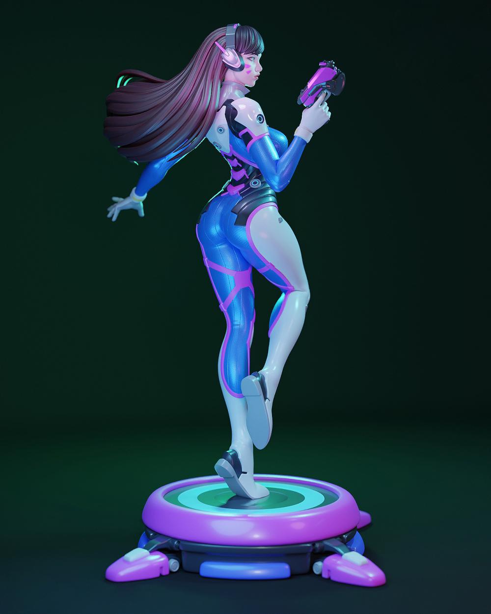 守望先锋 DVA3D打印模型